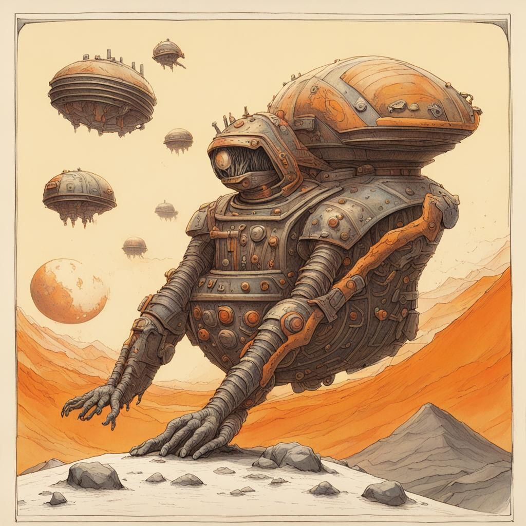 Dune Guild Navigator in Spice Tank