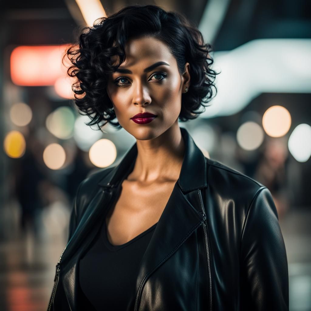 Woman Introduces Herself to Neo in Matrix Scene