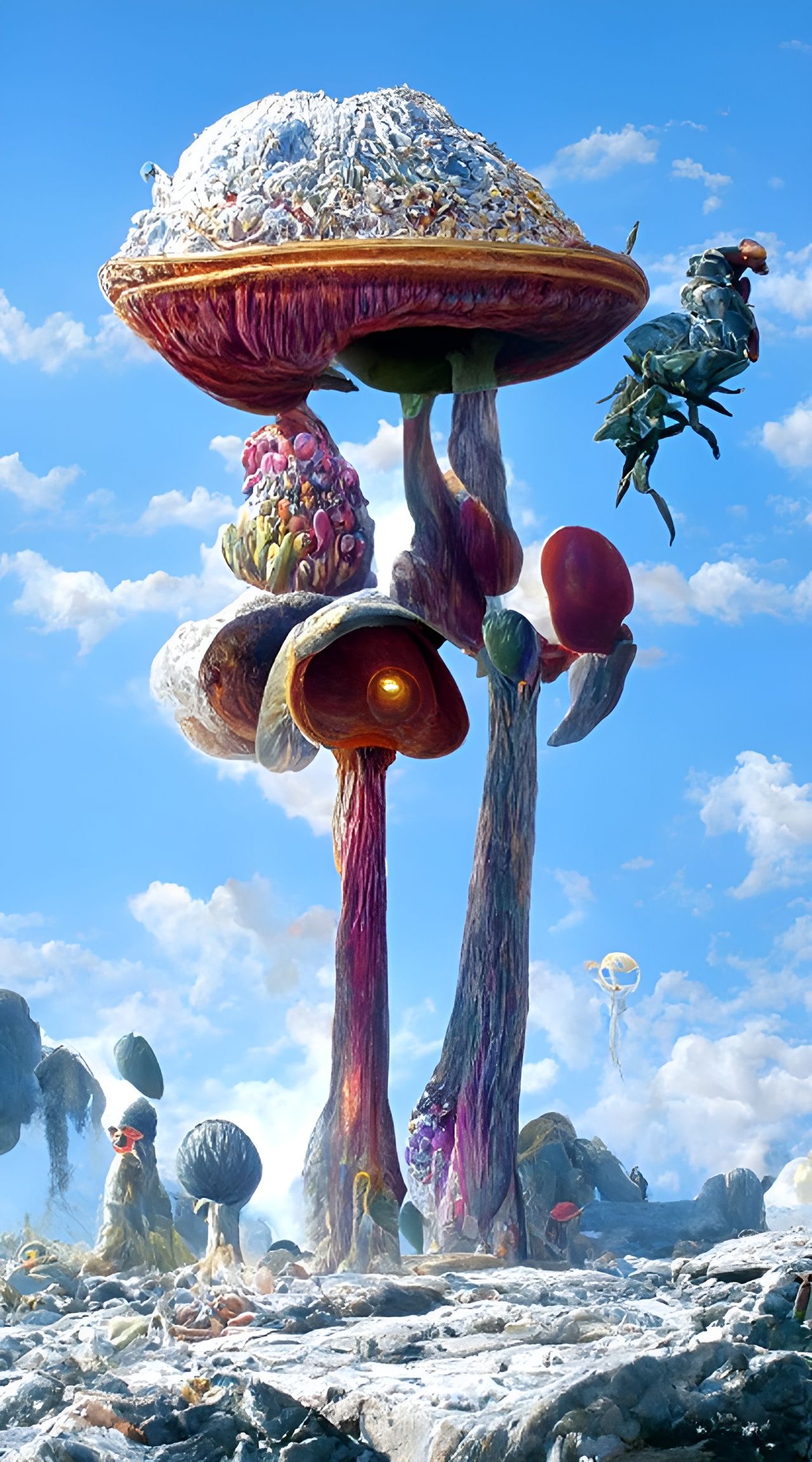 Mushroom Planet in Fantastical Realism