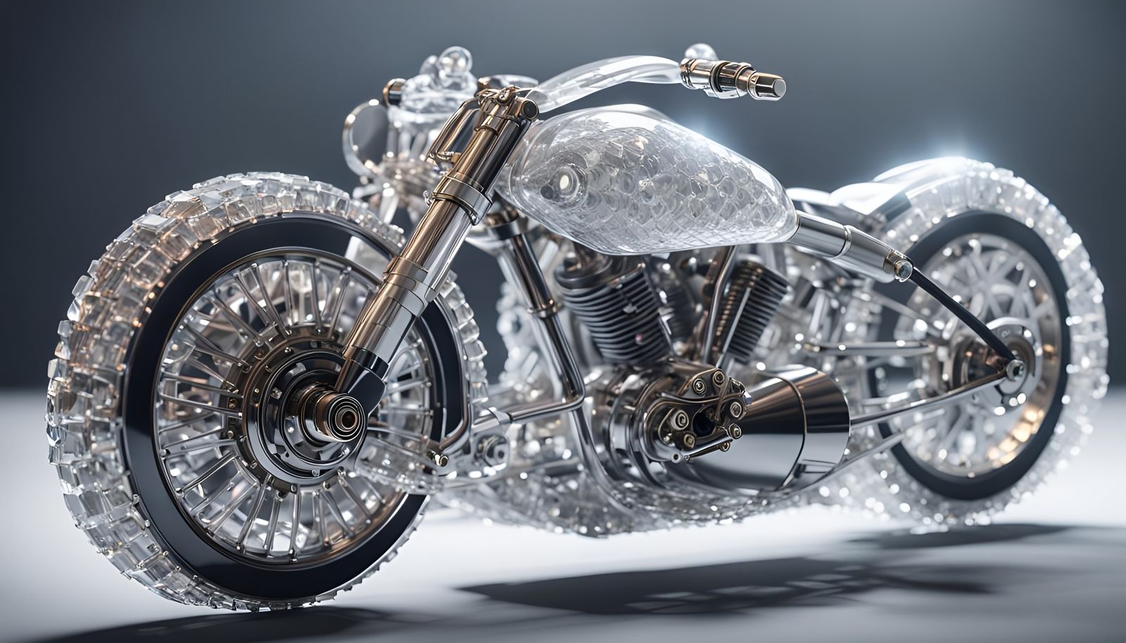 Crystal motorcycle