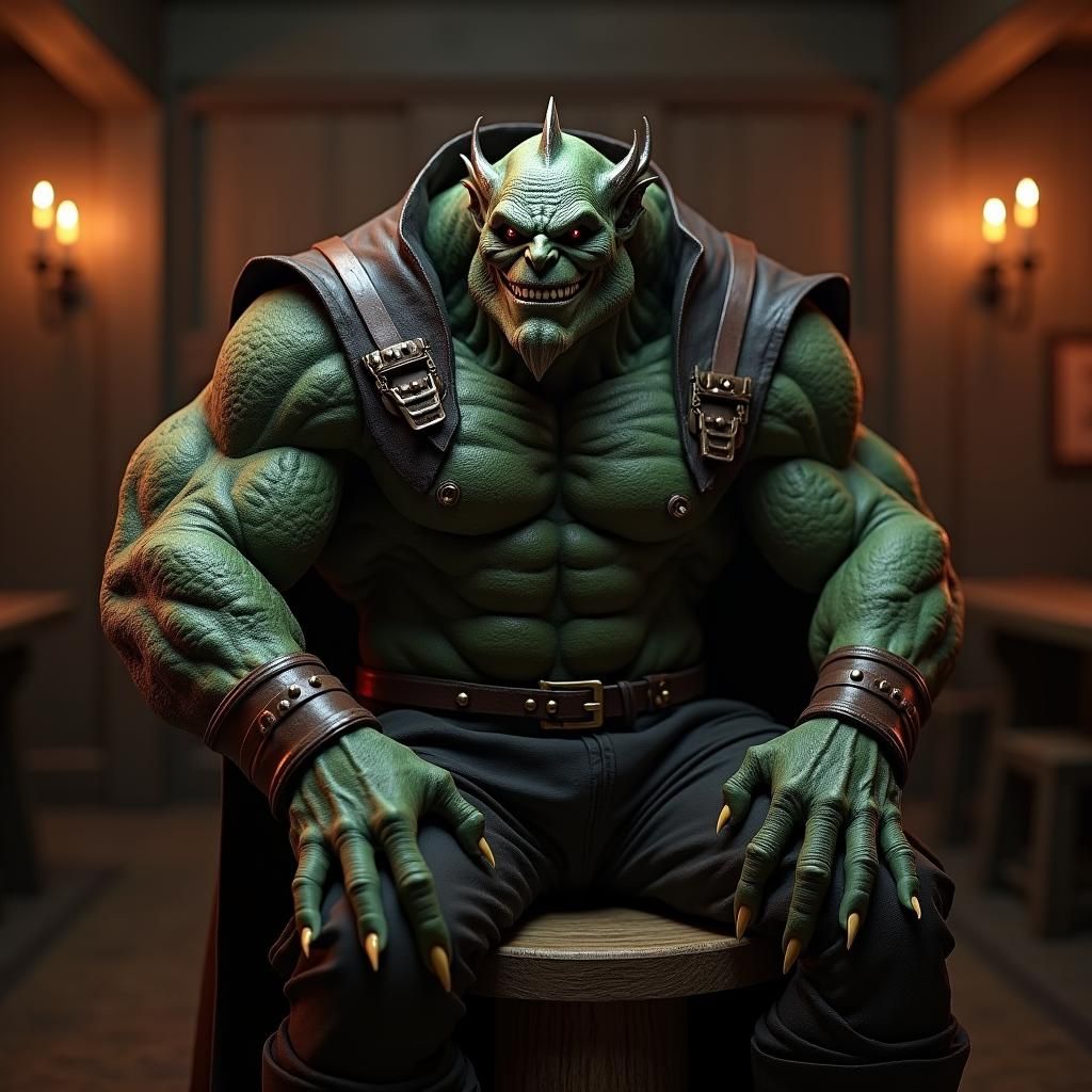 Demon in Tavern: Concept Art in Rich Colors