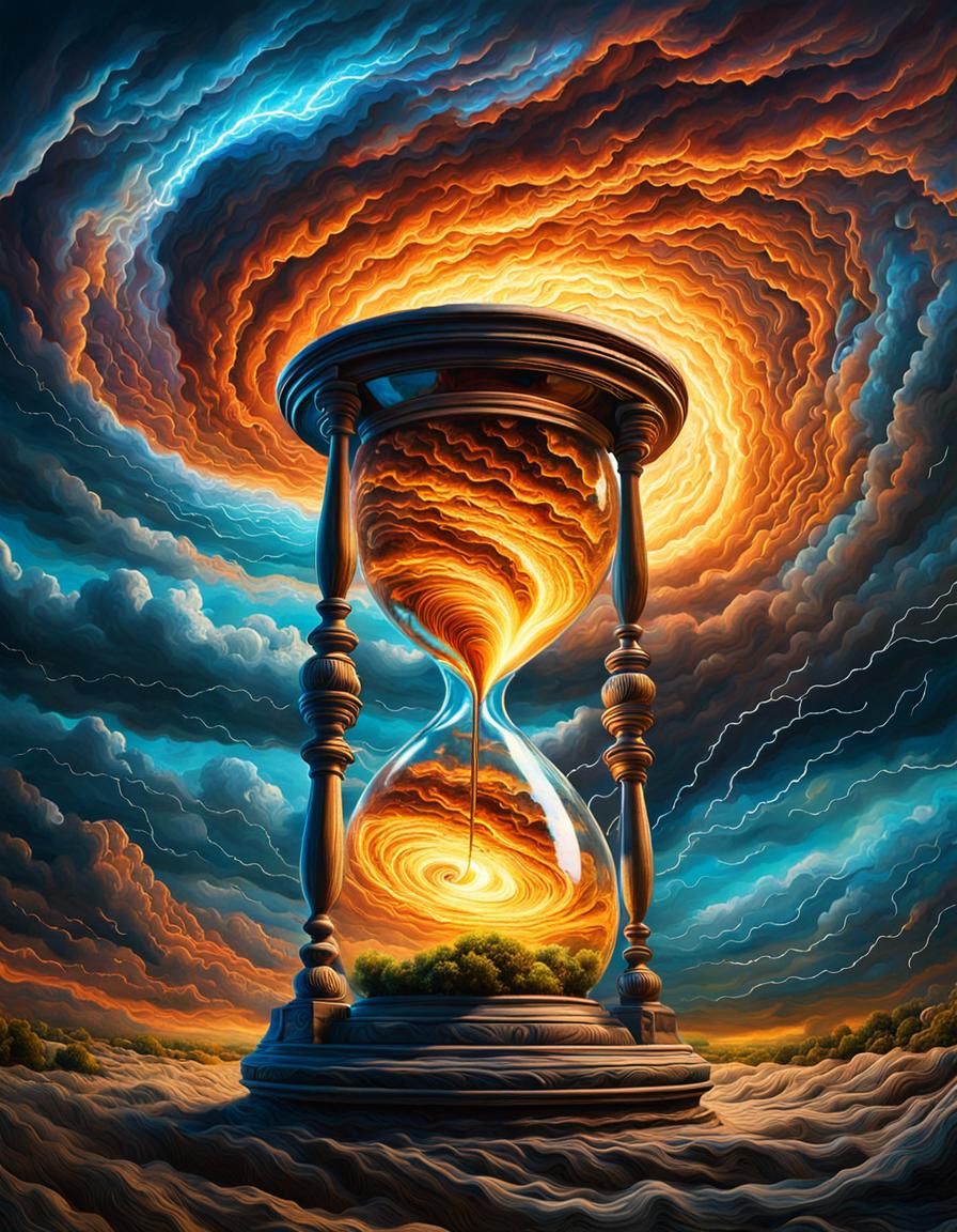 Clouds in an Hourglass