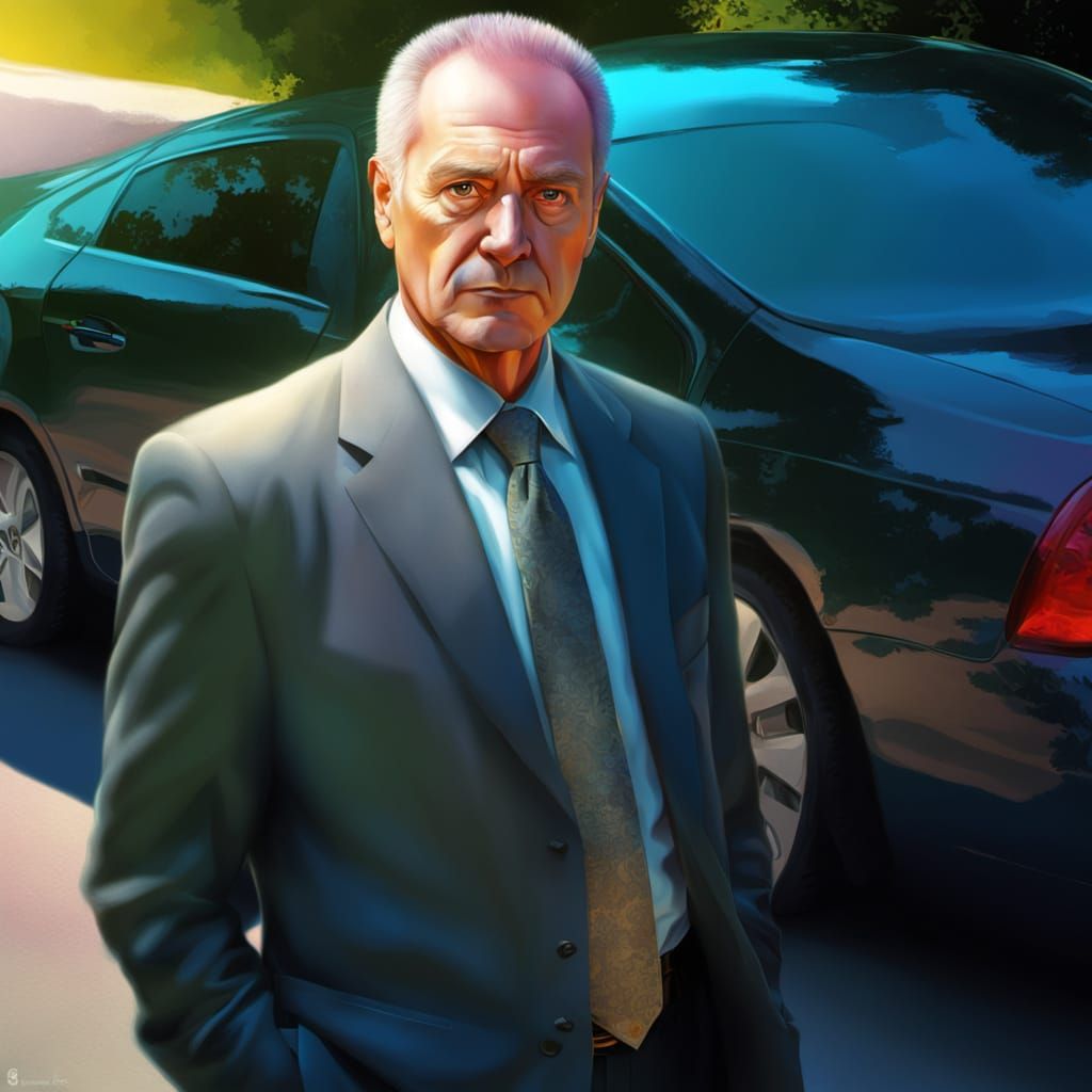 Hyperrealistic Masterpiece with Intense Expression