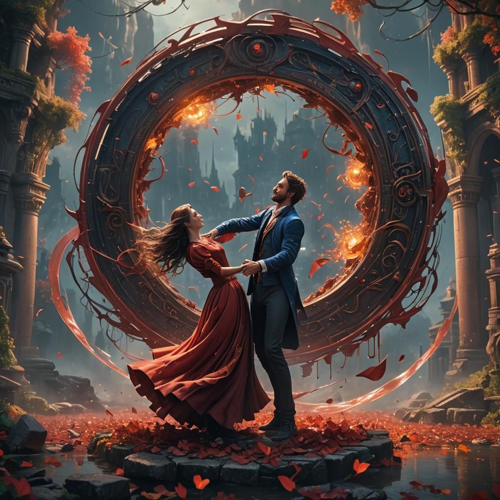 Lovers' Last Dance: Detailed Matte Painting