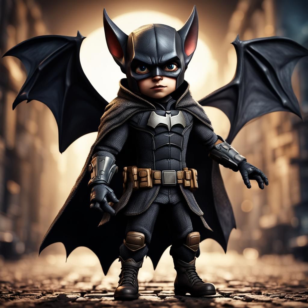 Hyperrealistic Pixie Bat Investigator in Cinematic Lighting