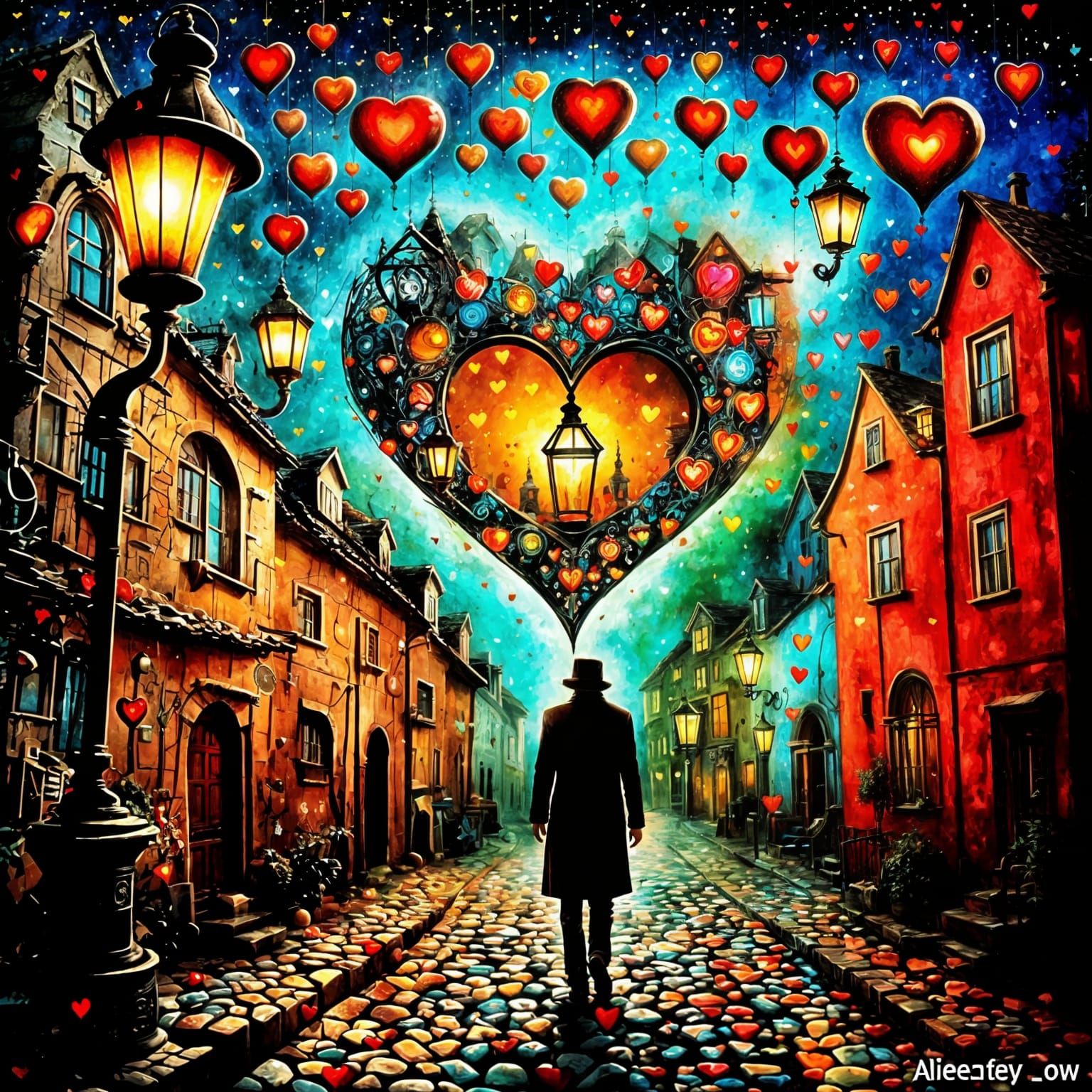 Surreal Heart Portal by Alexander Jansson