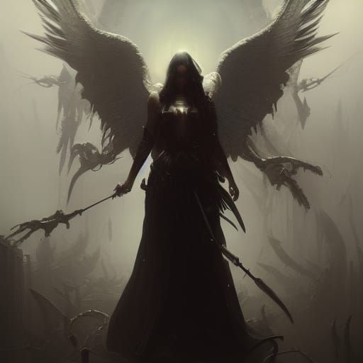 Angel of Death and Love: Dark Fantasy Masterpiece