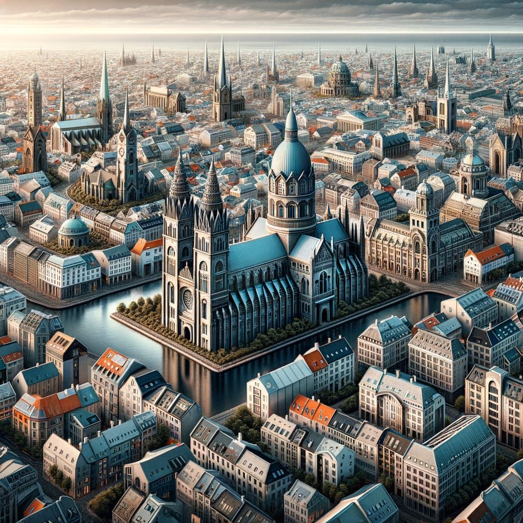 Nordic City Panoramas Integrated Cinematically