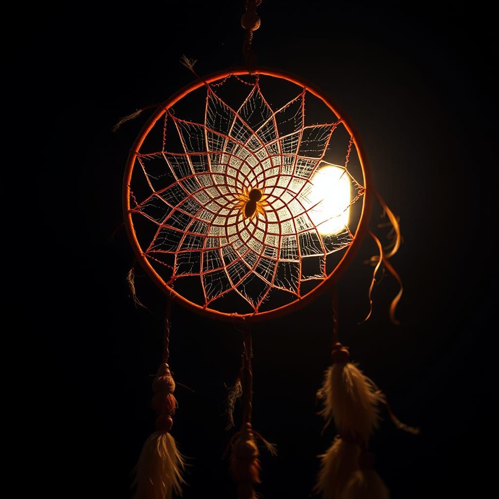 Hyperrealistic Dreamcatcher with Intricate Details