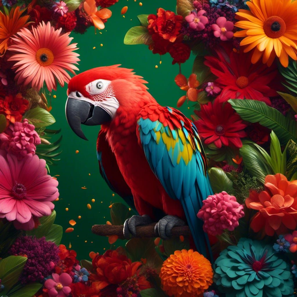 <lora:Kyoot:1.0> A vivid illustration of a close up crimson ...