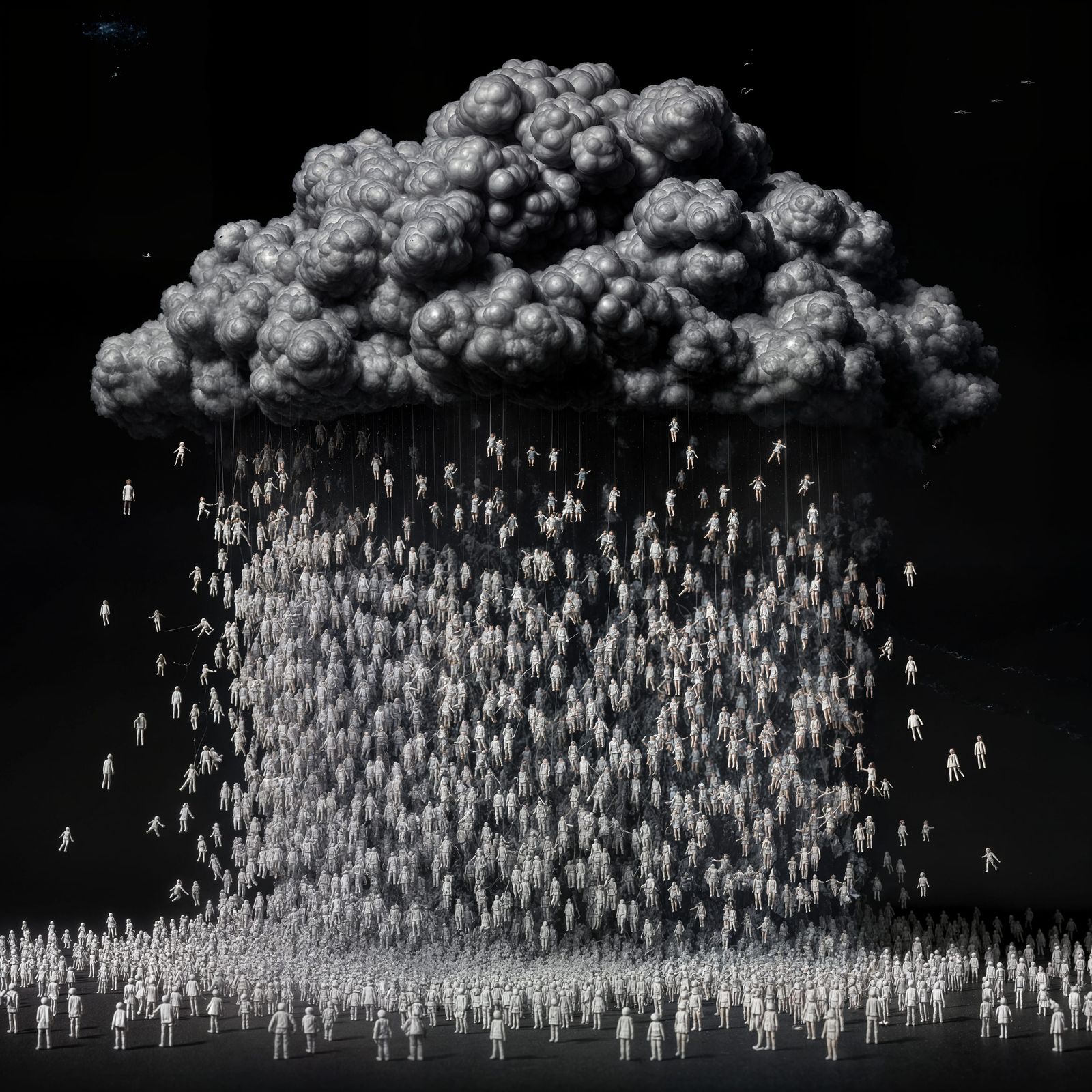 Surreal Storm Cloud Rains Cartoon Characters in a Hilarious ...