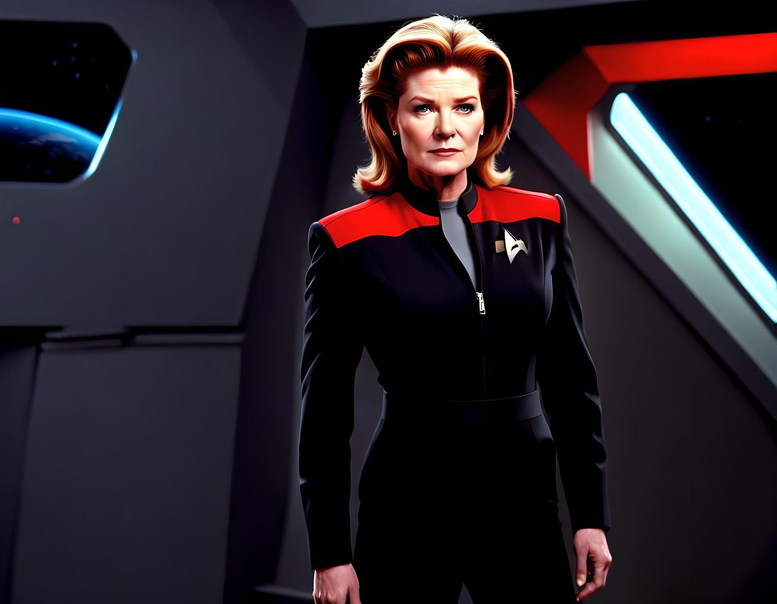 Star Trek Voyager Starfleet Badge