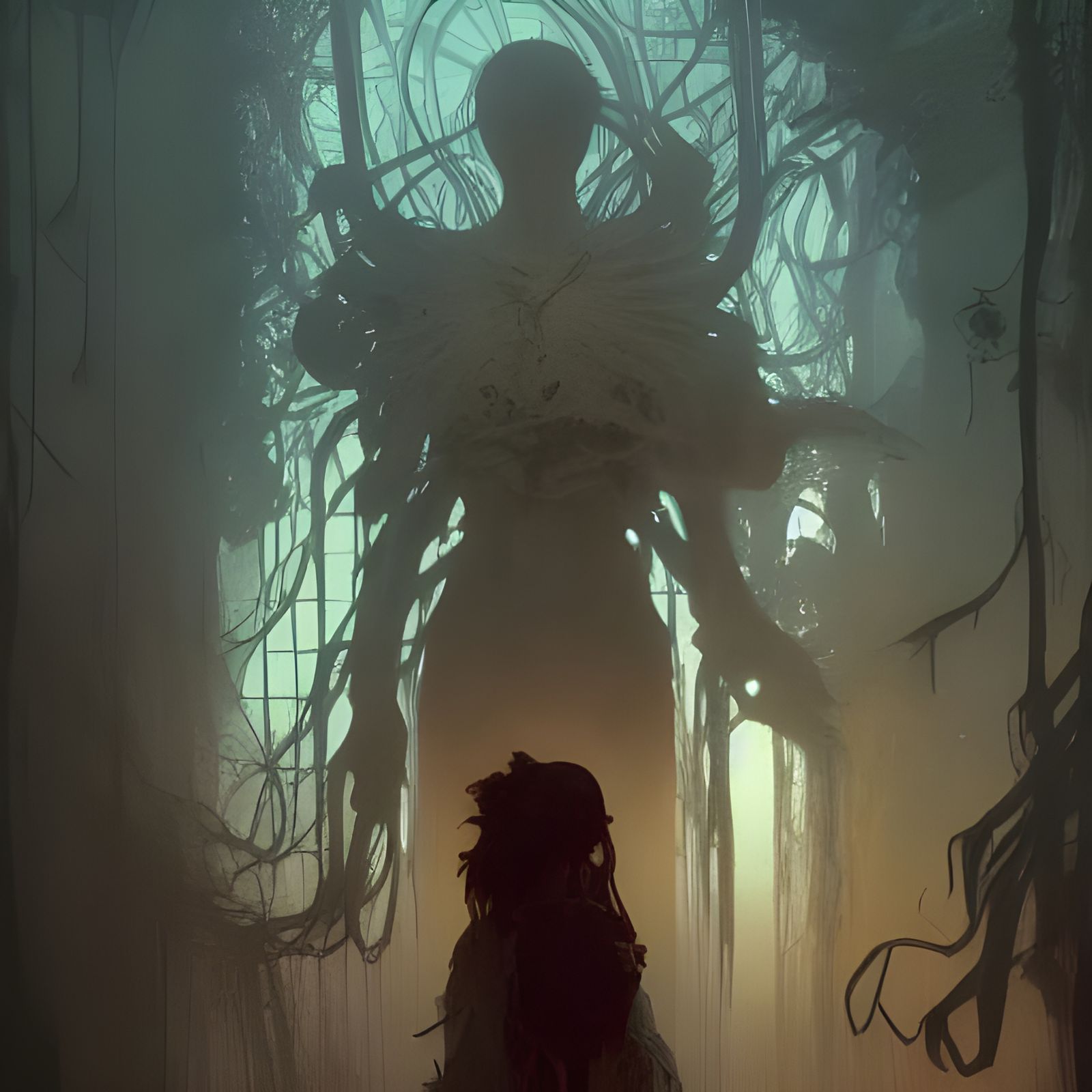 Dark Fantasy Creepypasta Concept Art in 8k