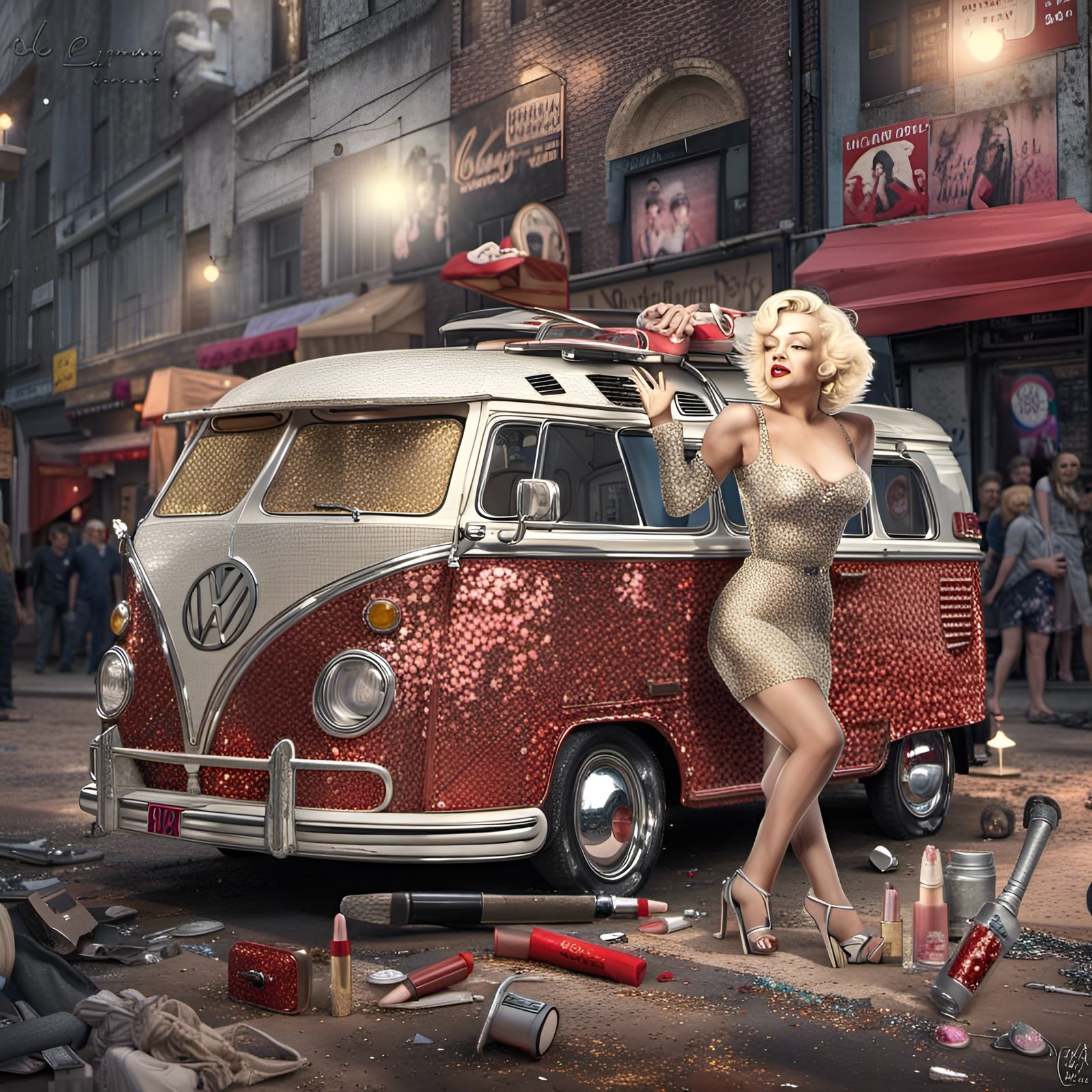 Marlyn Monroe™©® Camper Van #3, Masterplayer