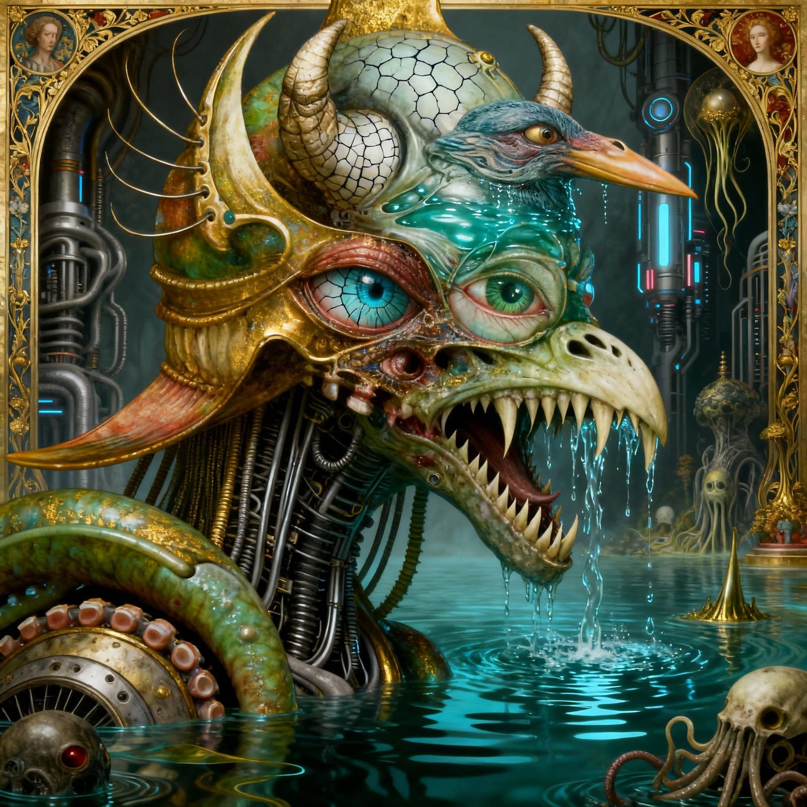 Cryptid Messiah in Dystopian Cybernetic Wonderland