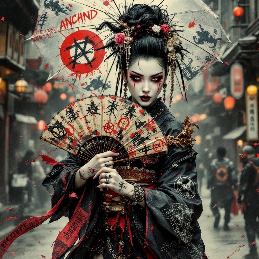 Grungeisha in Urbanpunk Brawl