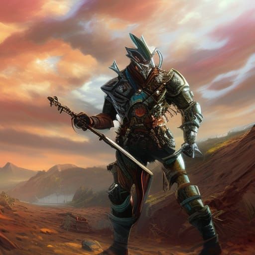 Hyperrealistic Razor Blade in Impasto Style