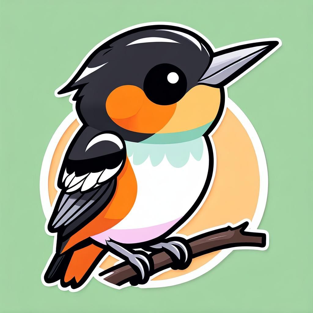 Chibi Baltimore Oriole