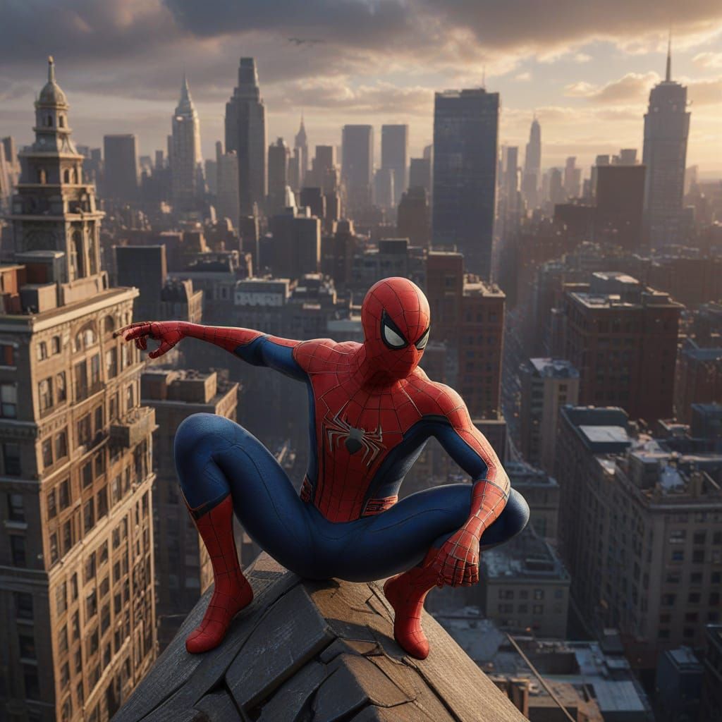 Spider-Man Day: Detailed Digital Concept Art