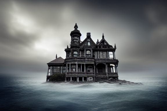 Eerie Victorian House on the Ocean: Detailed Unreal Engine 5...