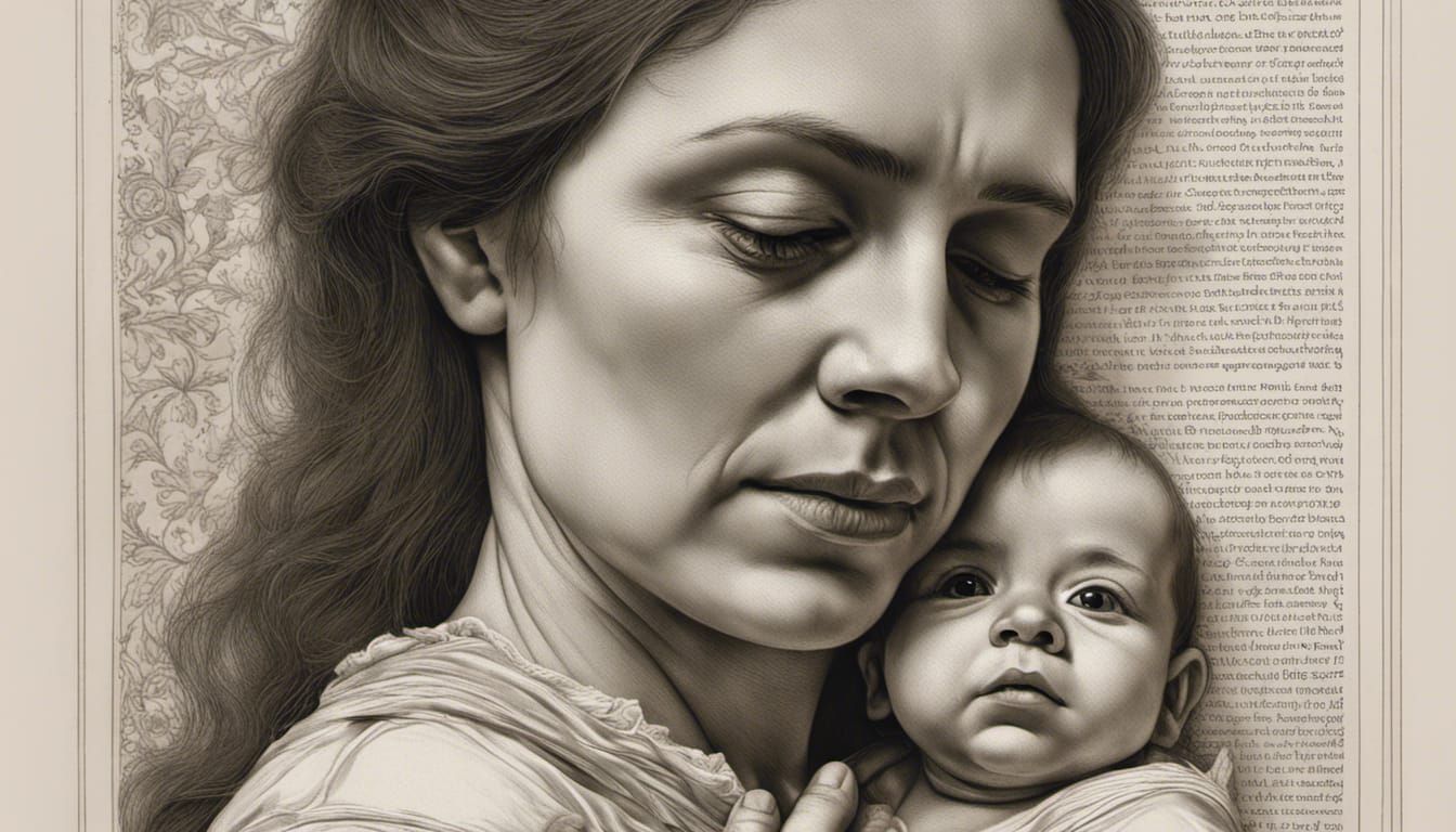 Portrait of mother and her son