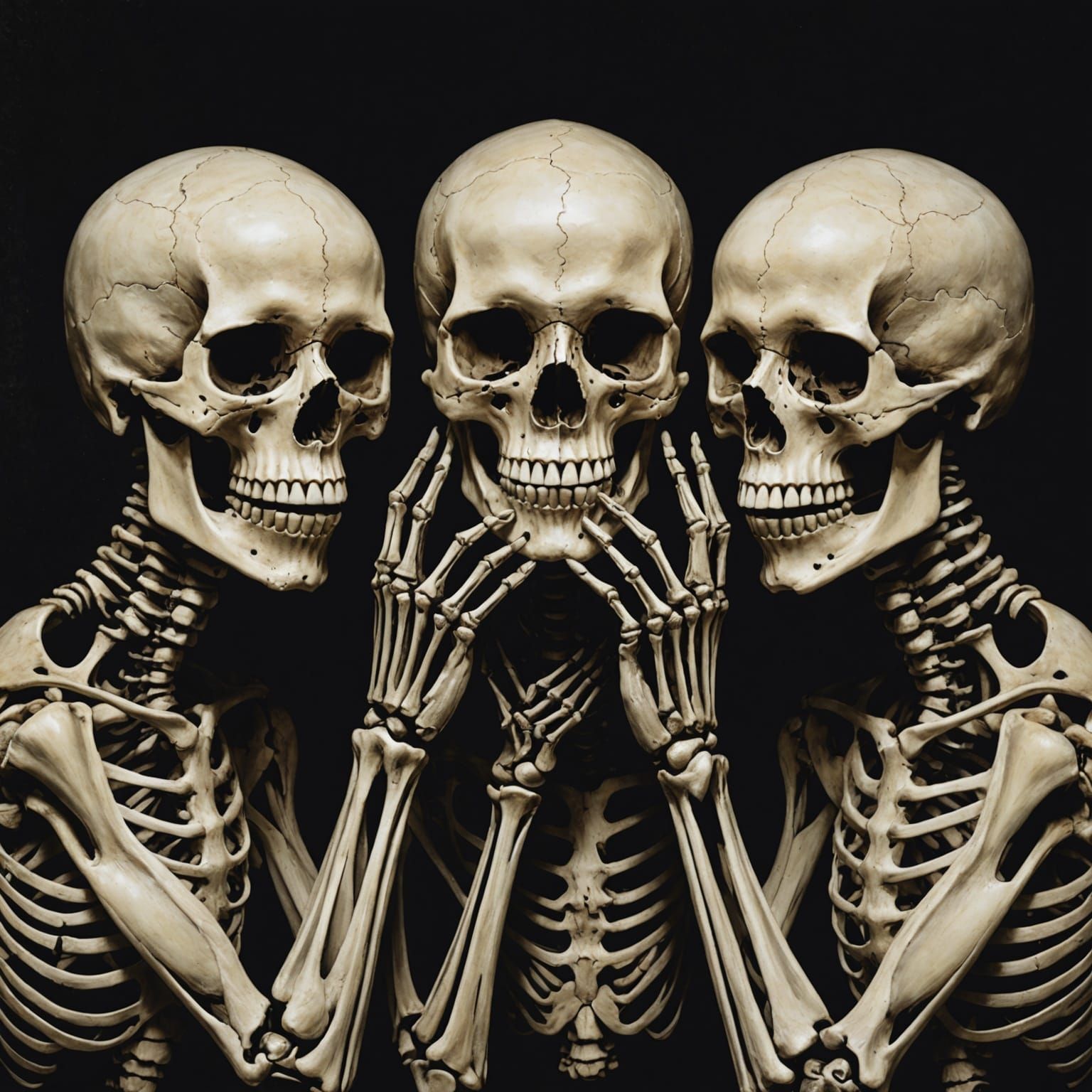 Three Skulls: See, Hear, Speak No Evil