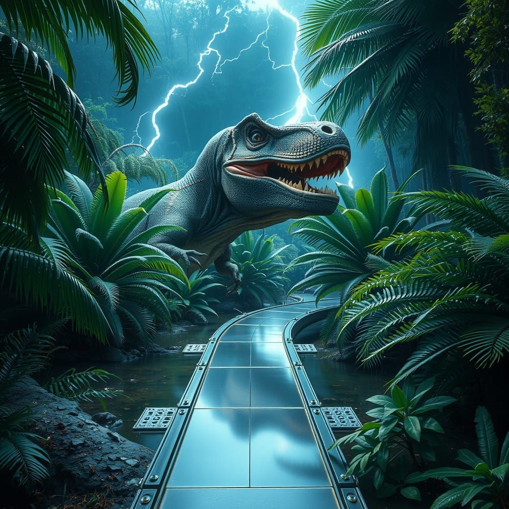 Astronomical Sci-Fi Pathway to a Hidden T-Rex in Emerald Wil...