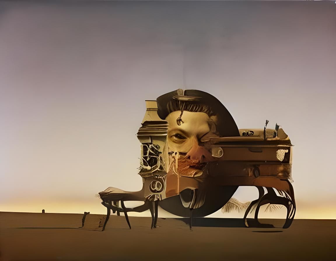 Emo Girl Collage in Cyberpunk Dystopia