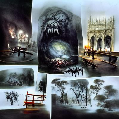 The Beautiful World of Darkness Concept Art