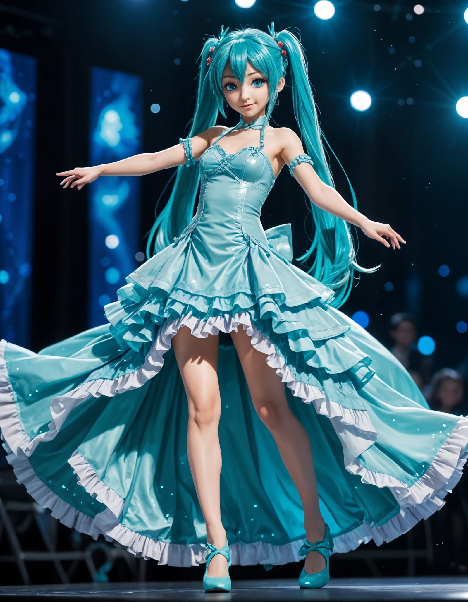 Chibi Hatsune Miku at Prom Night