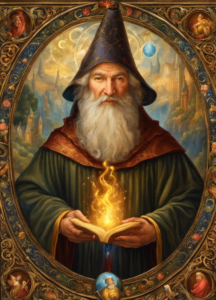 Medieval Court Wizard, Balthazar the Alchemist