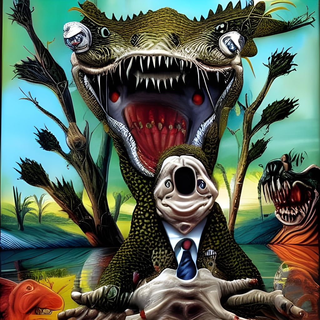 Unholy Mr. Bean Hybrid Escapes: A Surreal Horror