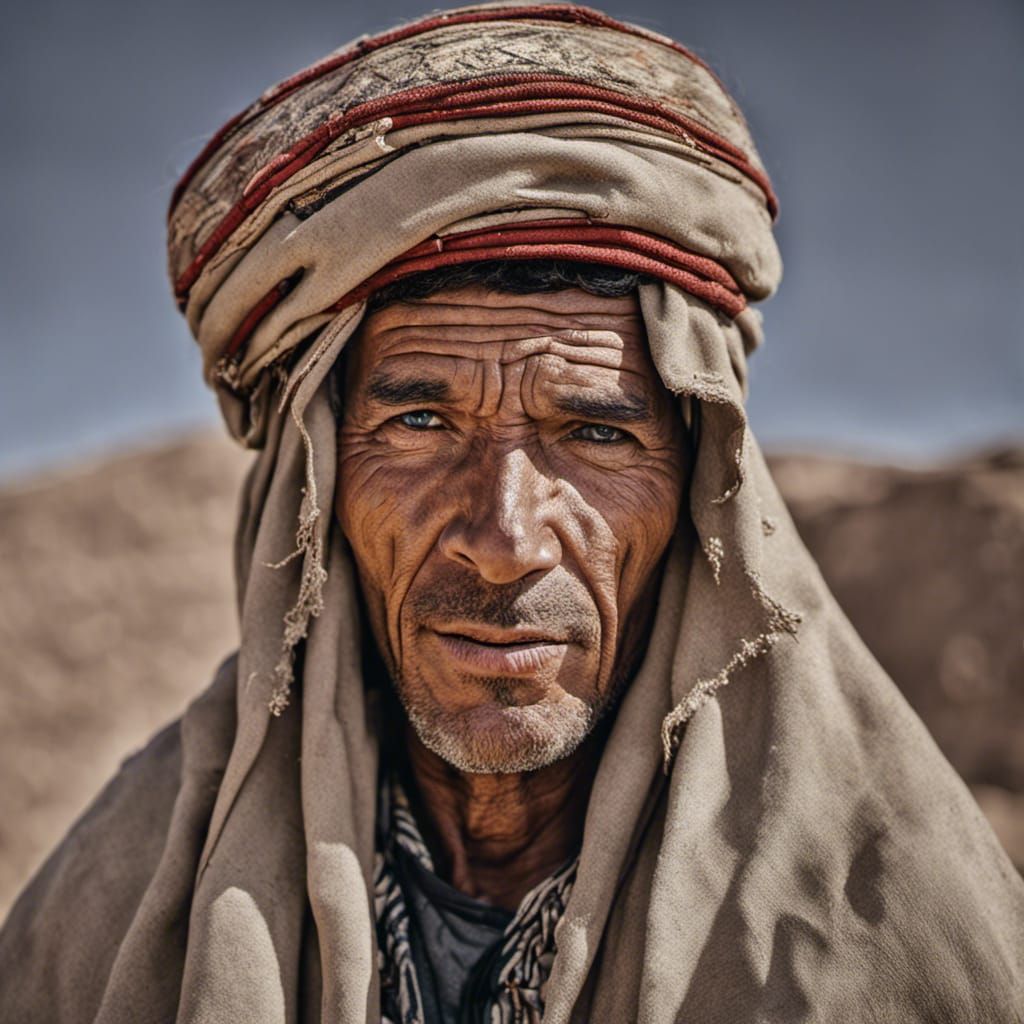 Berber Tribe Member Portrait