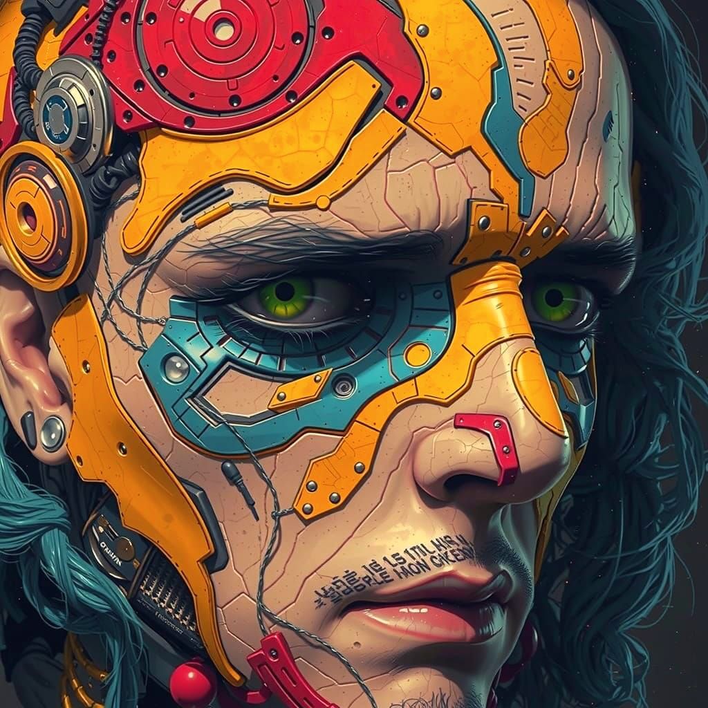 Man Radiates Intense Bluish-Green Laser Light