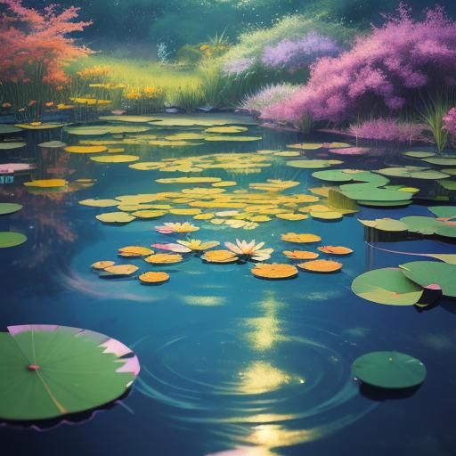 Koi Fish in Vibrant 3D Anime Art