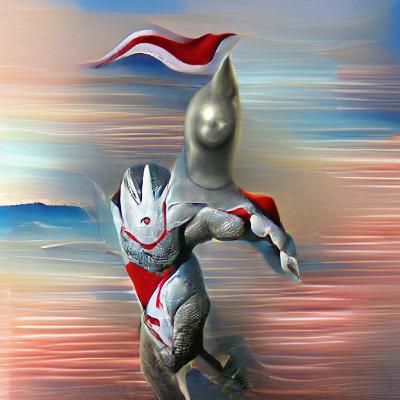 Dynamic Superhero Ready for Action