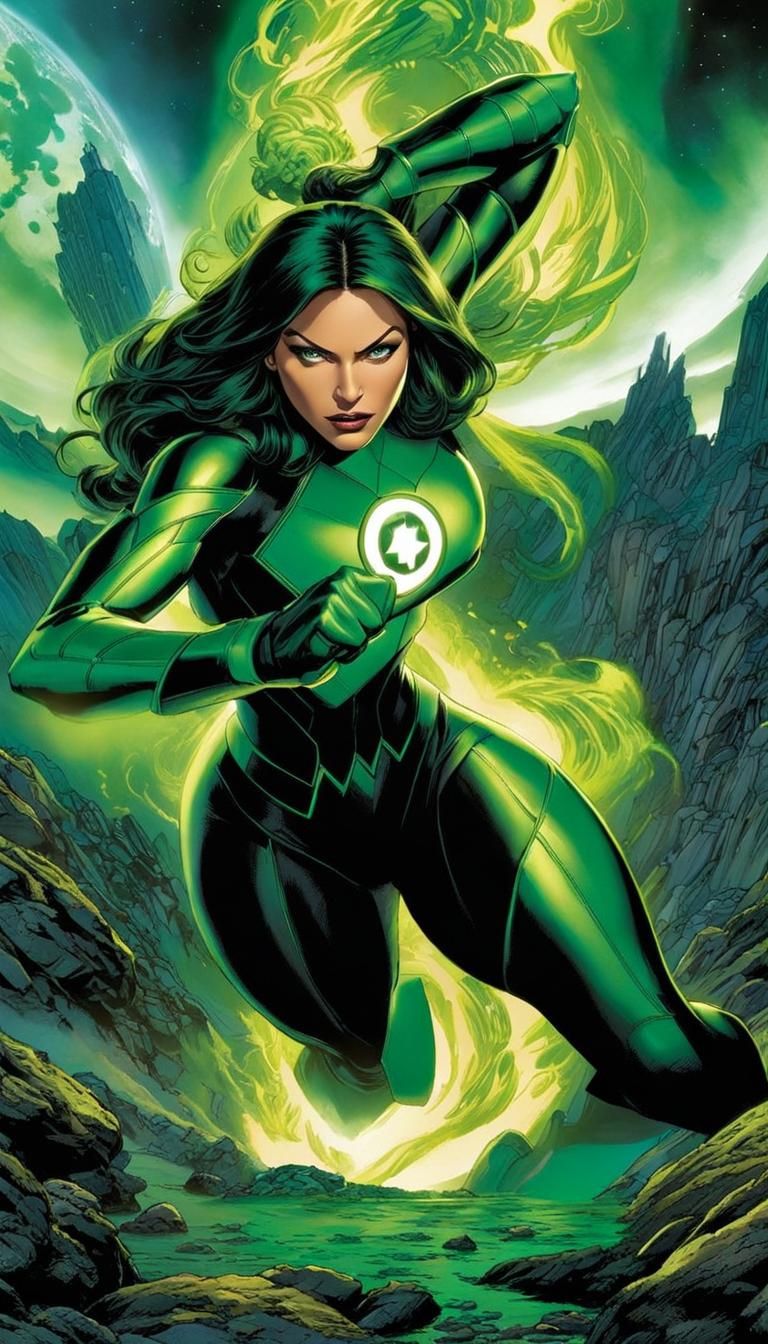 Shego as Fantastic Four in Comic Book Art