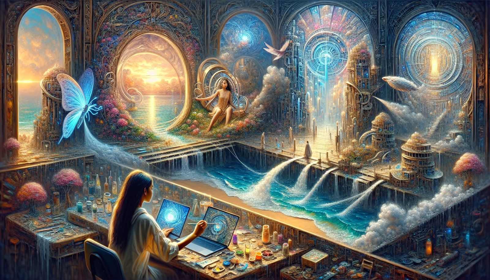 AI Artist and Her Fantastic Creations