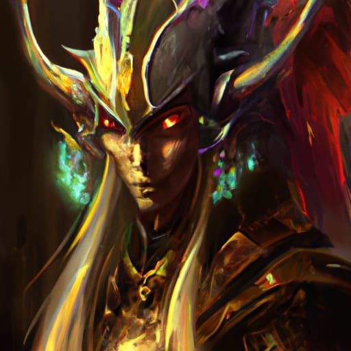 Death Portrait in Hyperdetailed Style