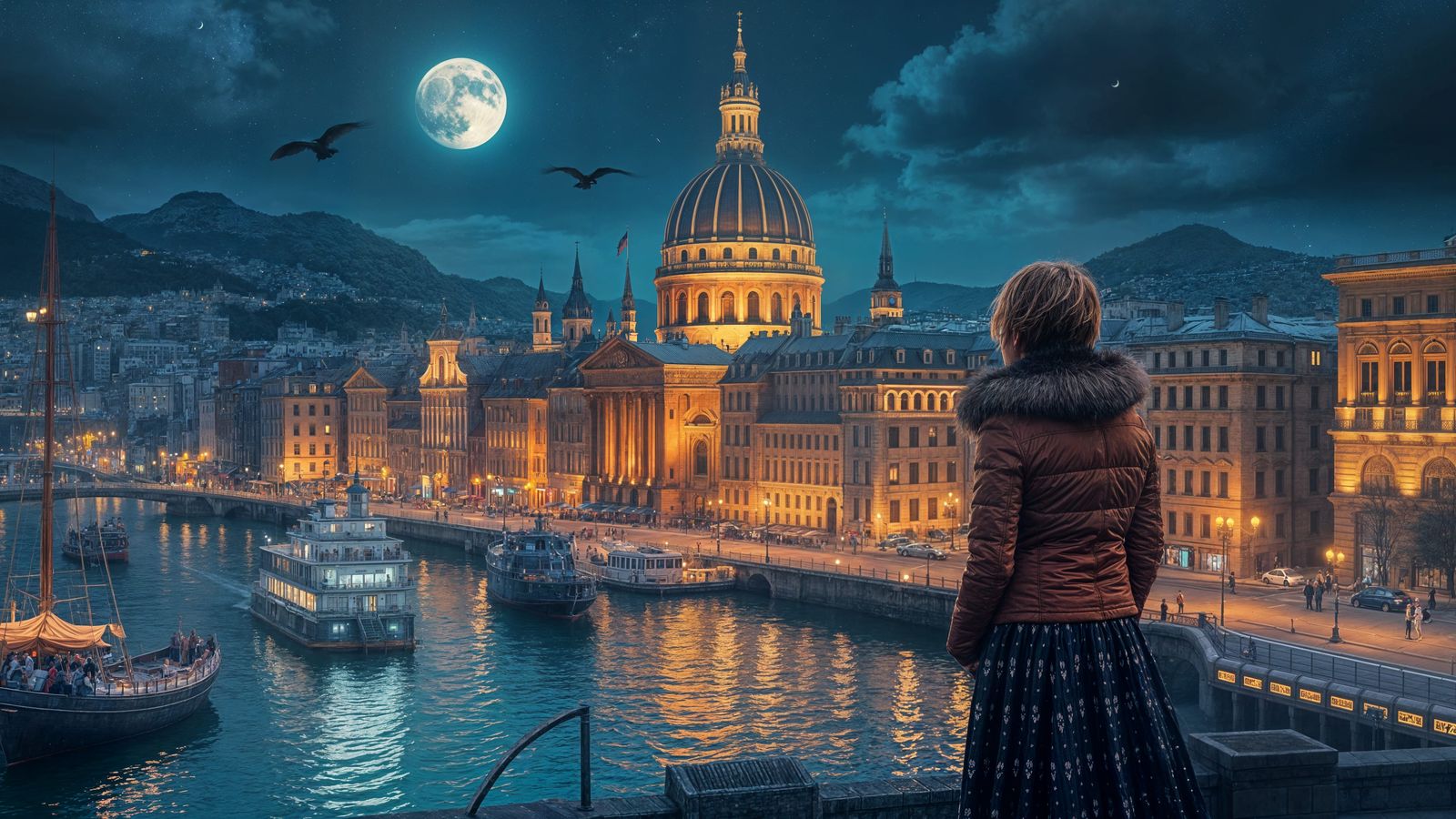 City of Eternal Night: A Lucky Lady's Portrait