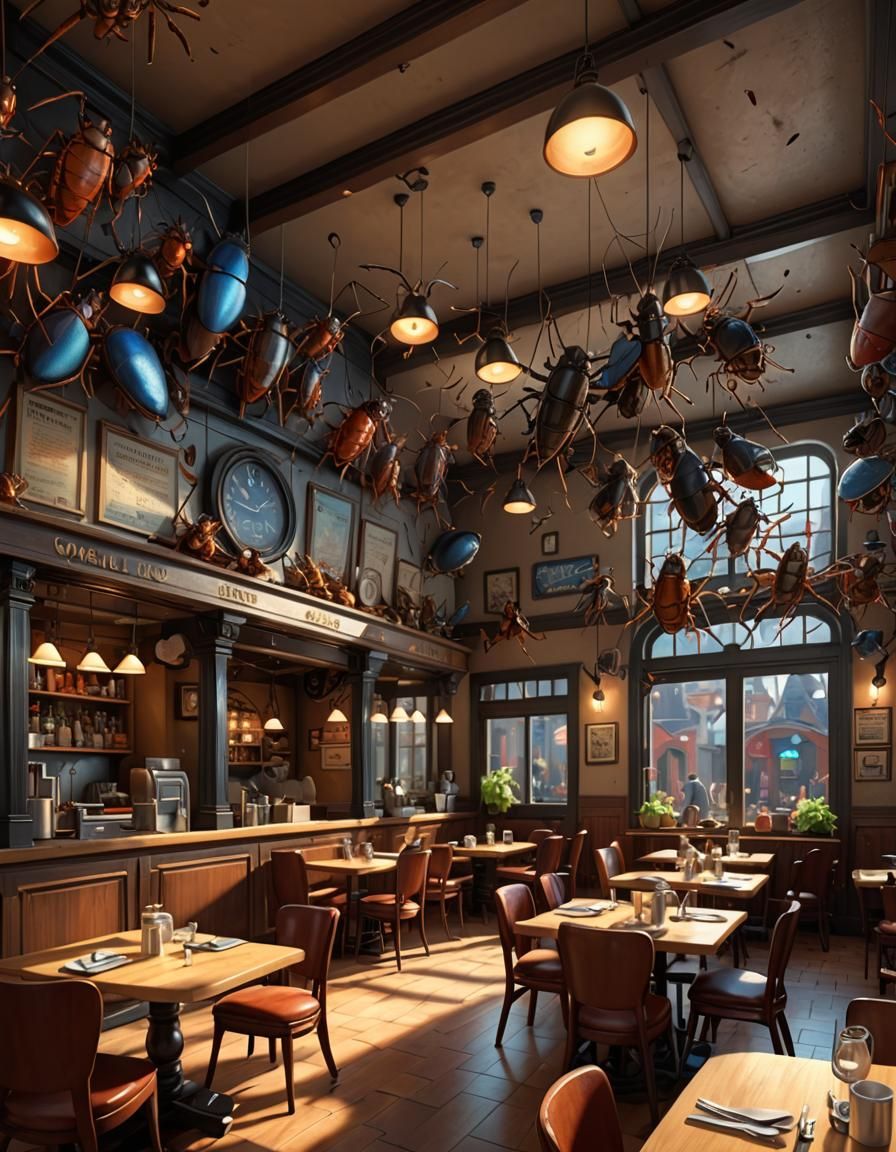 The Night Cafe... the service is slow, most items are off the menu and it's full of bugs... But hey, nothing is perfect ...