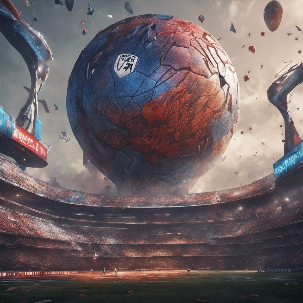 World Cup 2077: A Fantastical Vision in Deep Color