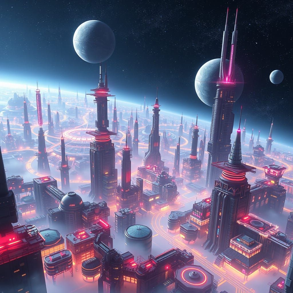 Cosmic Metropolis: Starlight City in the Depths of Space