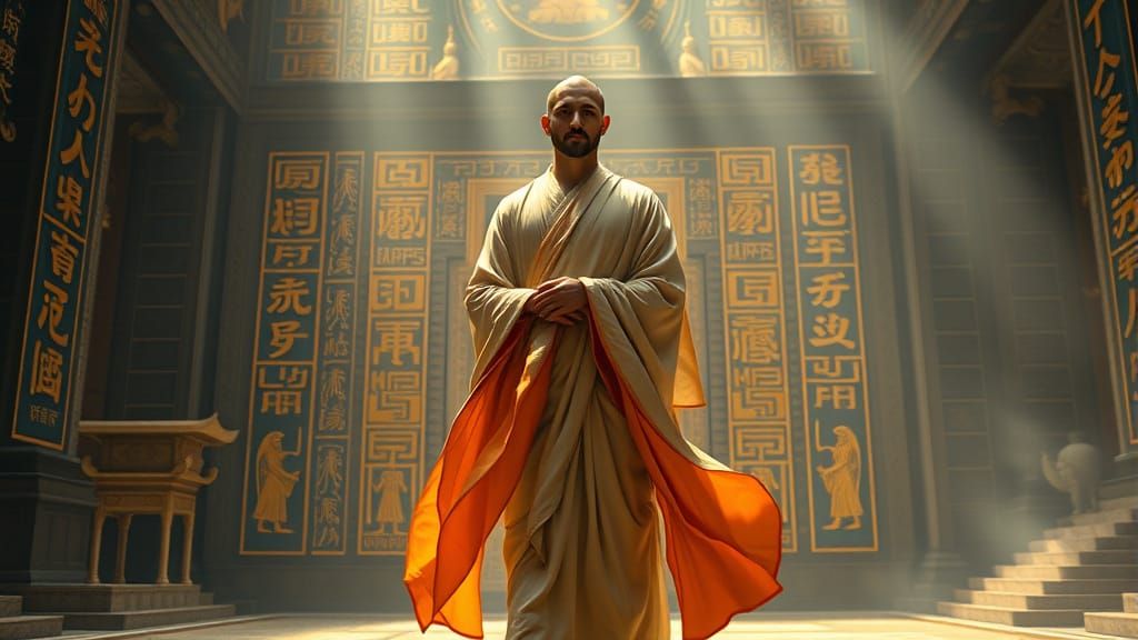 Ancient Wisdom in a Mystic Temple