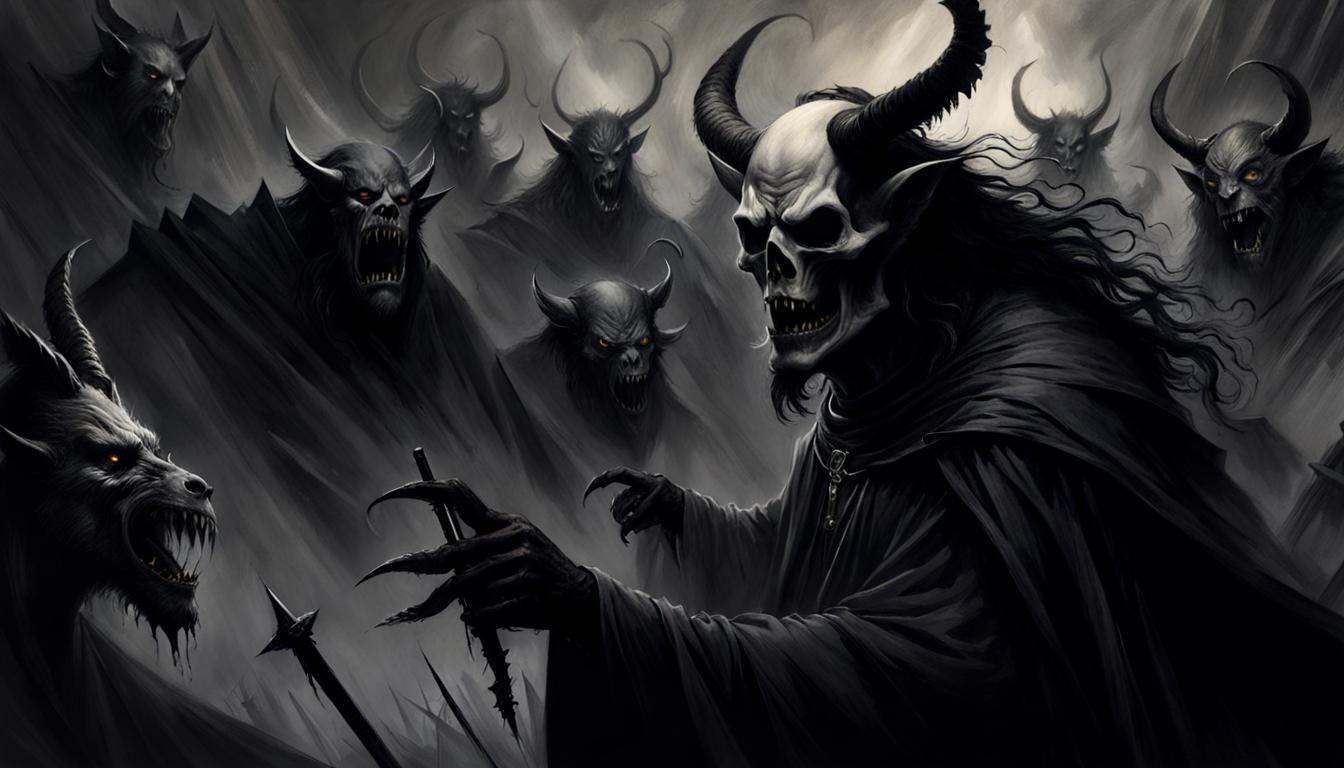 Ominous Horror Scene in McKean, Gammell, Doré Styles