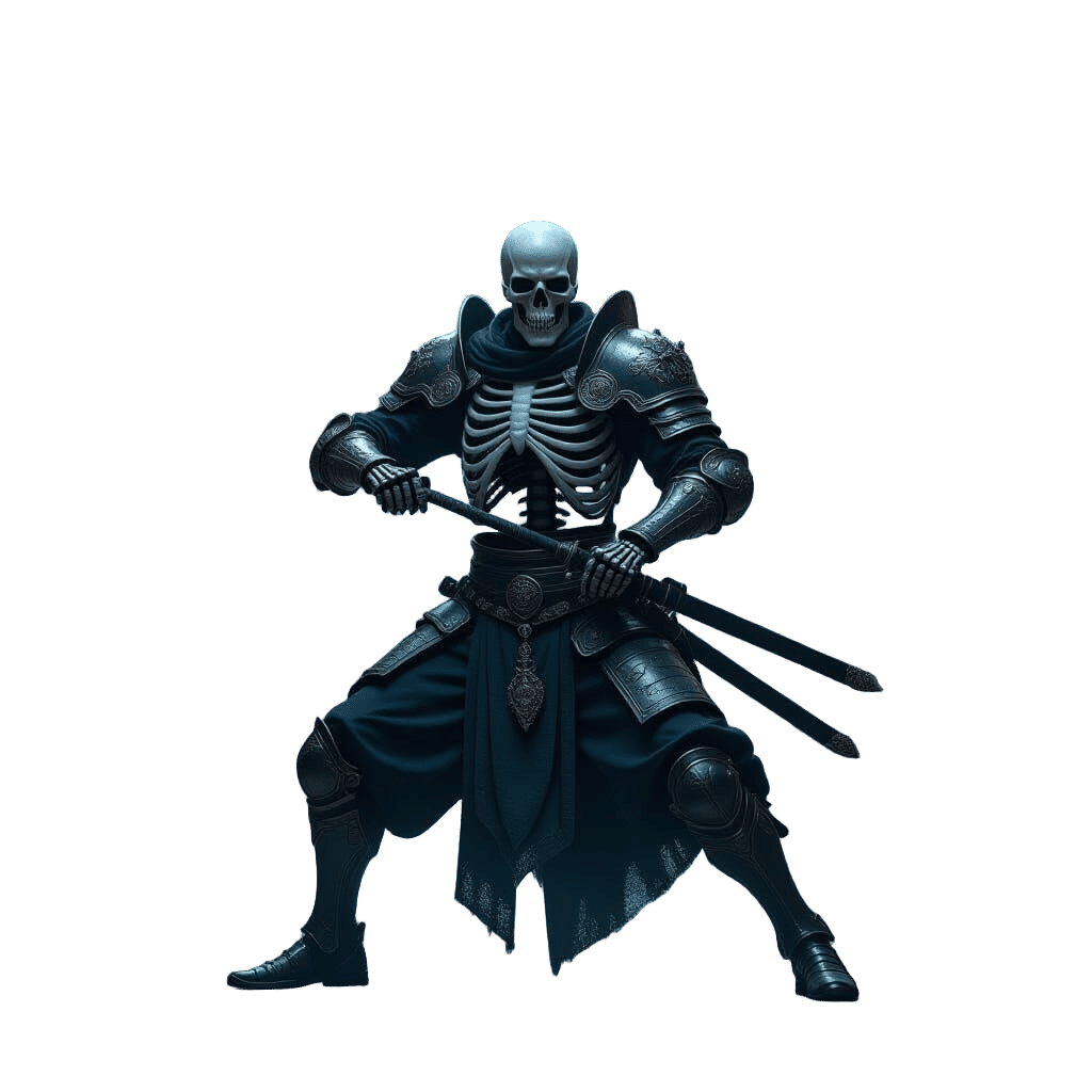 Skeleton Prince and Royal Family Train Battle Skills in Gloo...