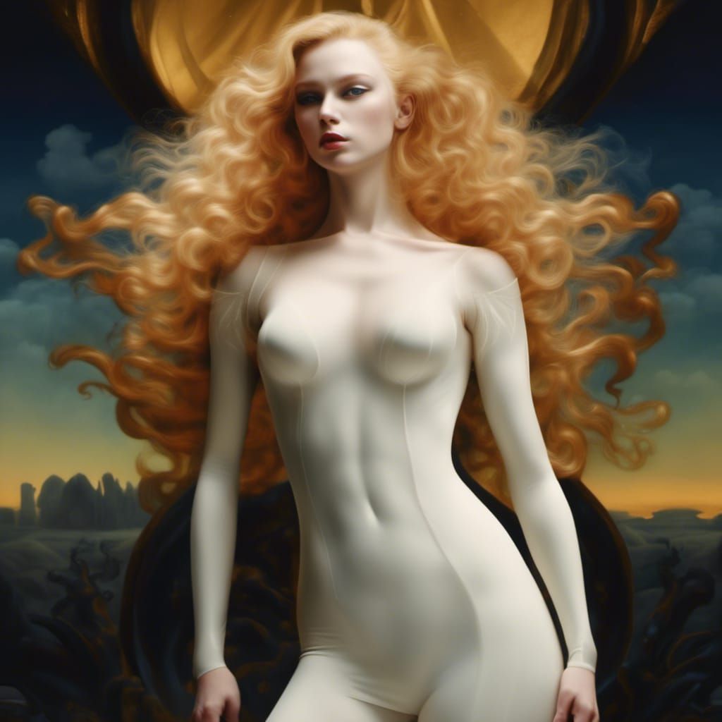 Art History Characters Party in Hyperrealism