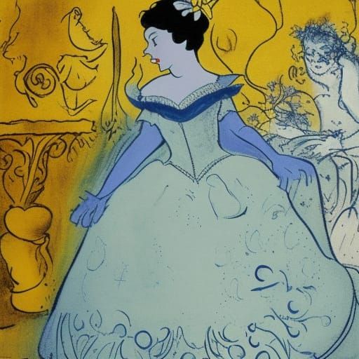 Dark Fairytale: Cinderella and Snow White Together