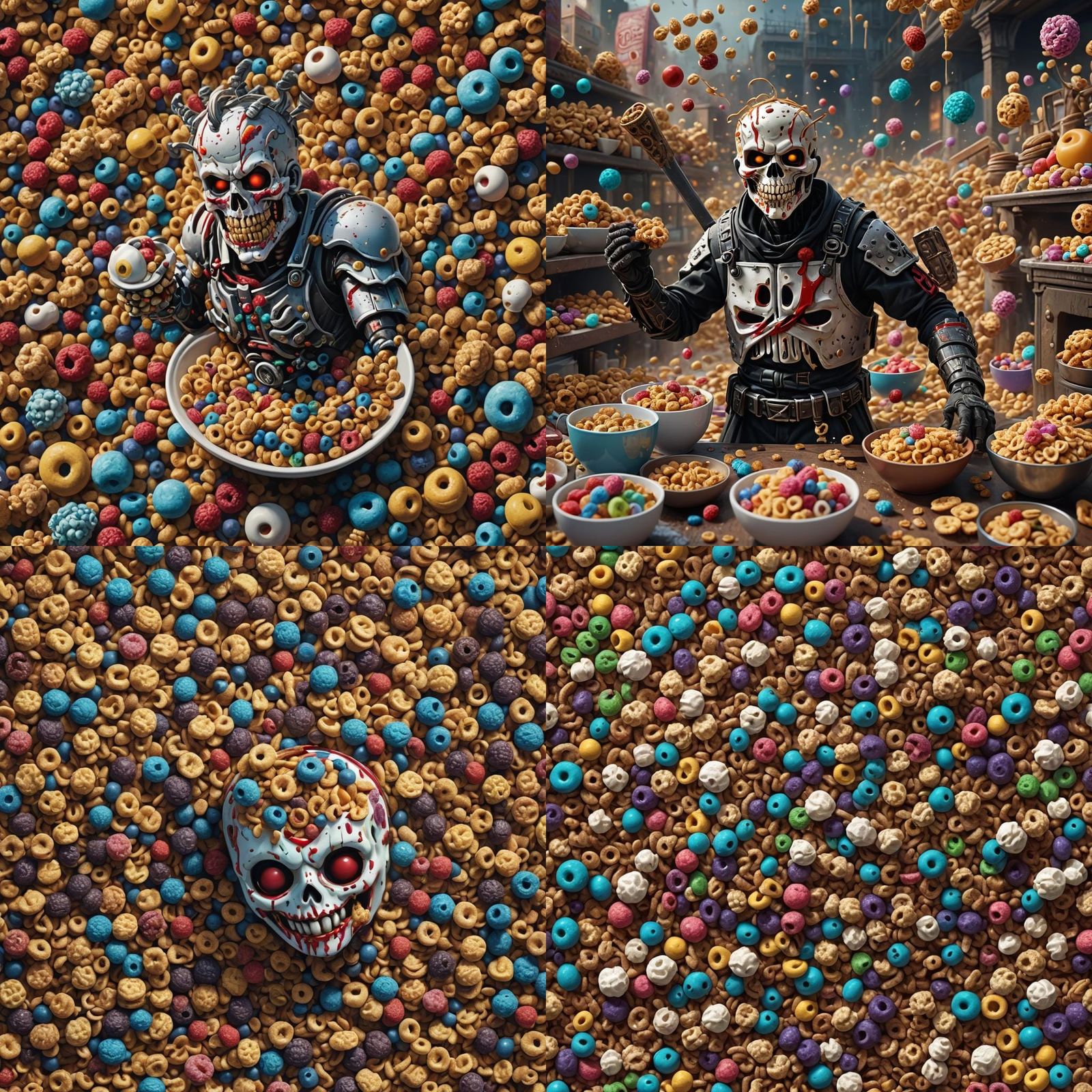 Cereal Killer: Fantastical Matte Painting in Deep Color