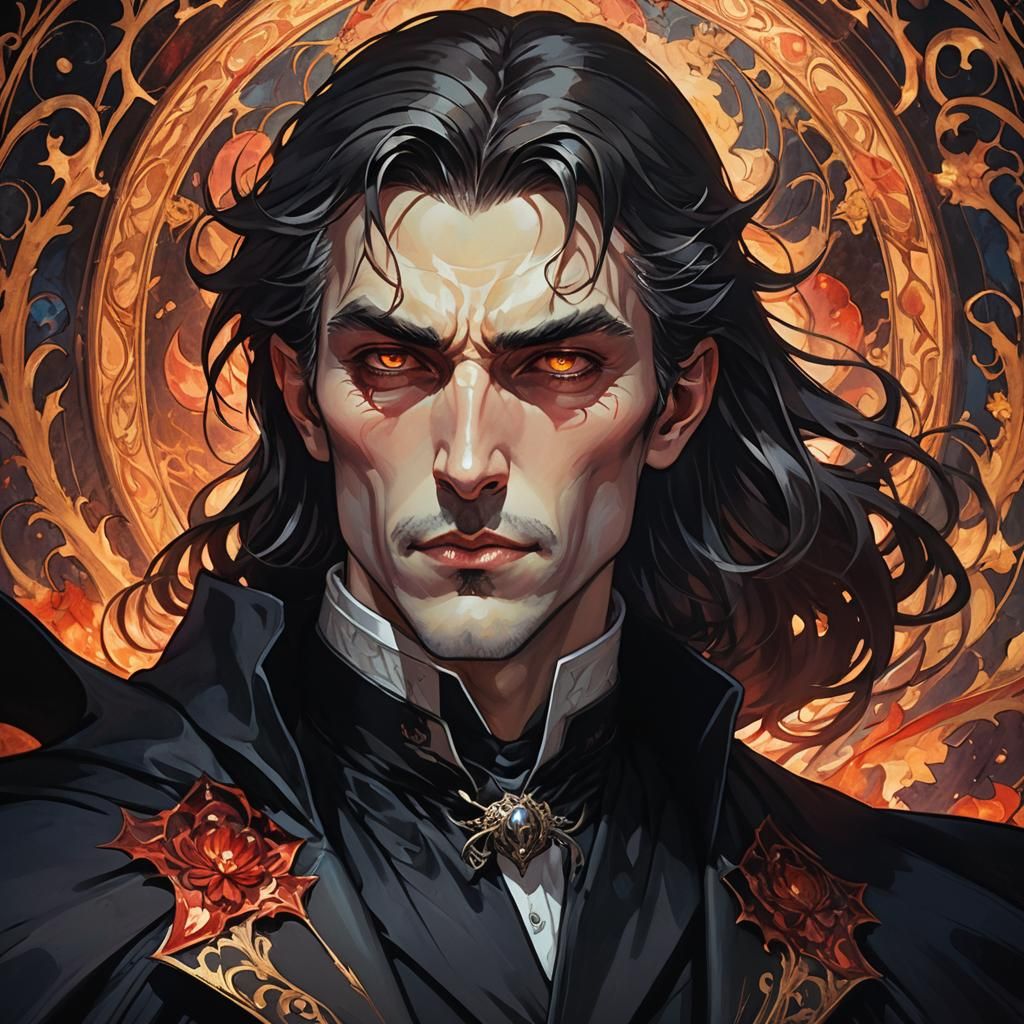 Lord of Darkness: Dracula in Anime Style